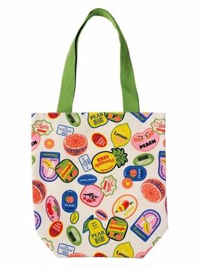 LIVE IN STYLE Fruit Sticker Tote